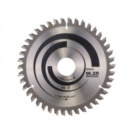 BOSCH Fűrésztárcsa univerzális 165 x 30/20 x 2,4 mm / 42T MultiMaterial HLTCG